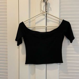 Wilfred Knit sleeved crop top